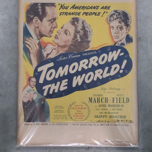 Tomorrow The World 1944 Window Cards