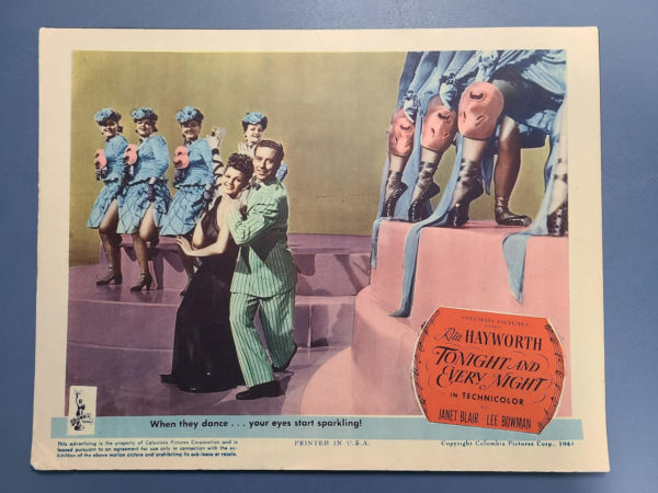 Tonight And Every Night 1945 General Lobby Cards
