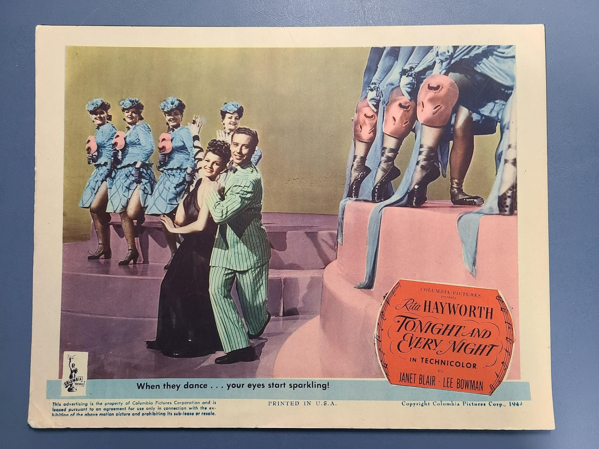 Tonight And Every Night 1945 General Lobby Cards