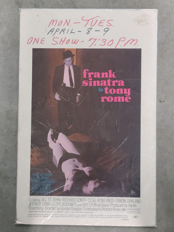 Tony Rome 1967 Window Cards