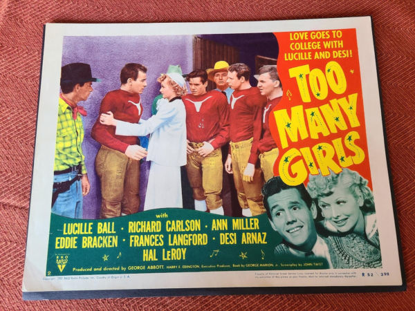 Too Many Girls 1940 General Lobby Cards