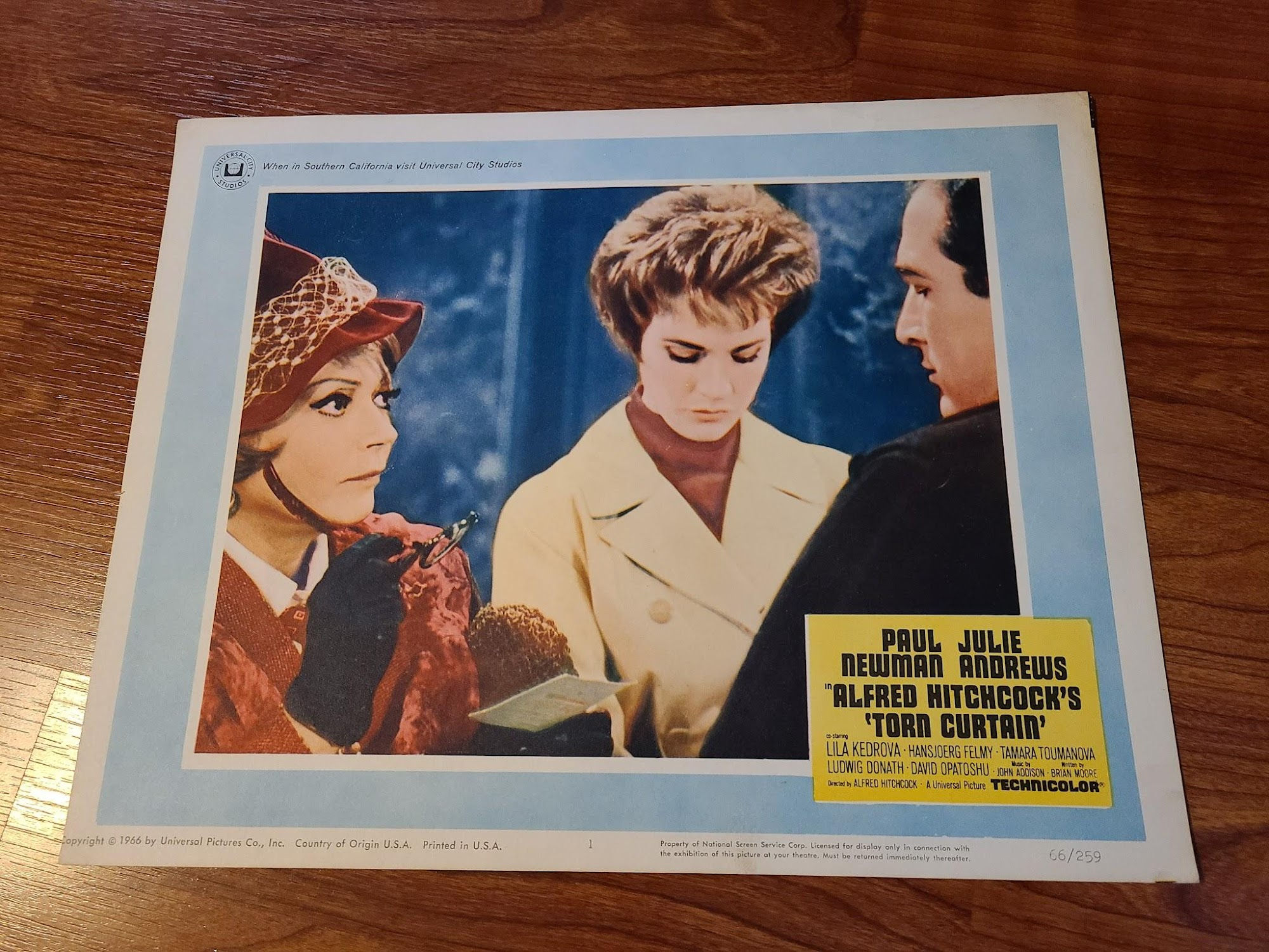Torn Curtain 1966 General Lobby Cards
