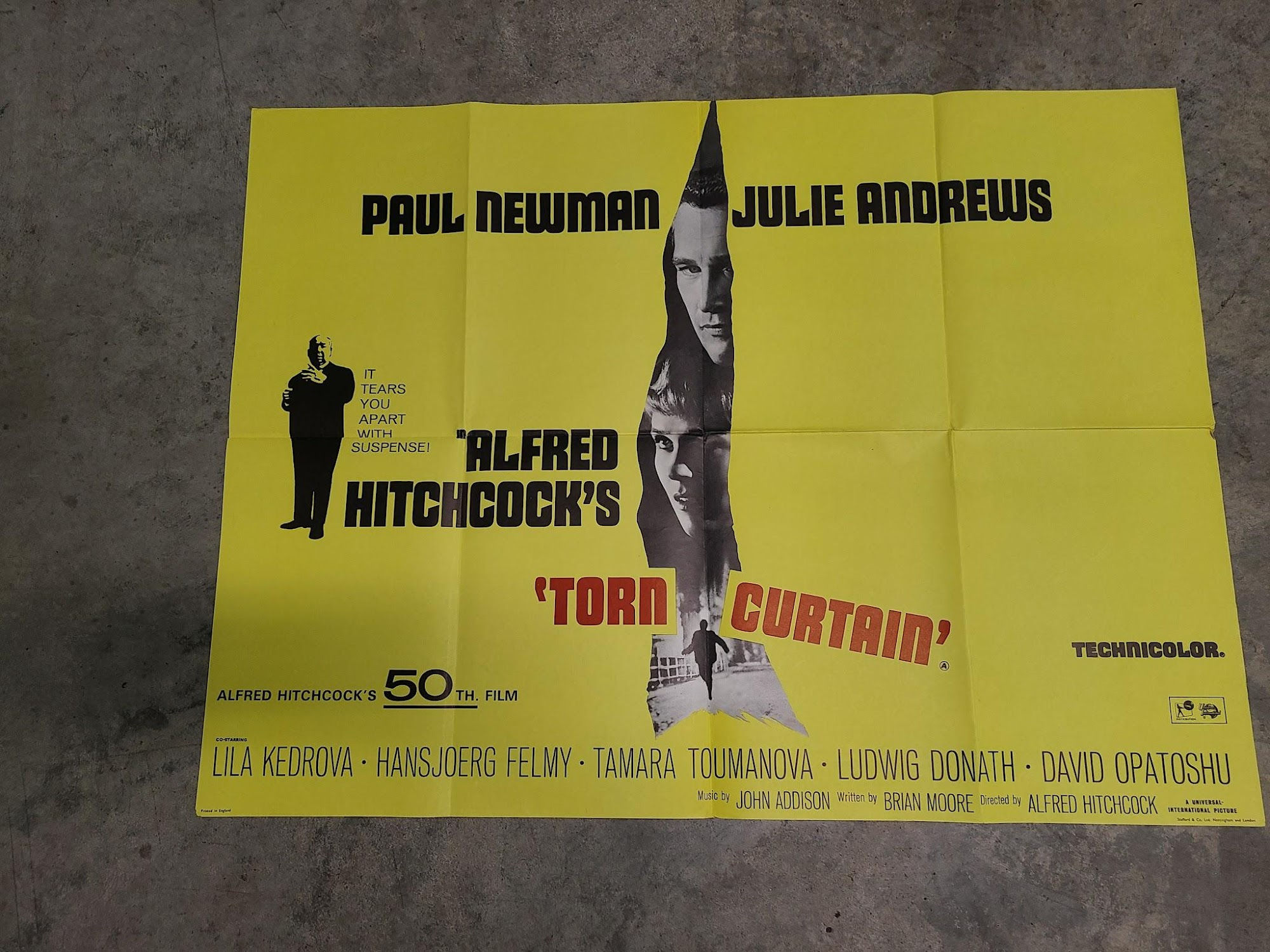 Torn Curtain 1966 UK/US 30x40