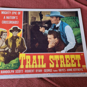 Trail Street 1947 Western Lobby Cards