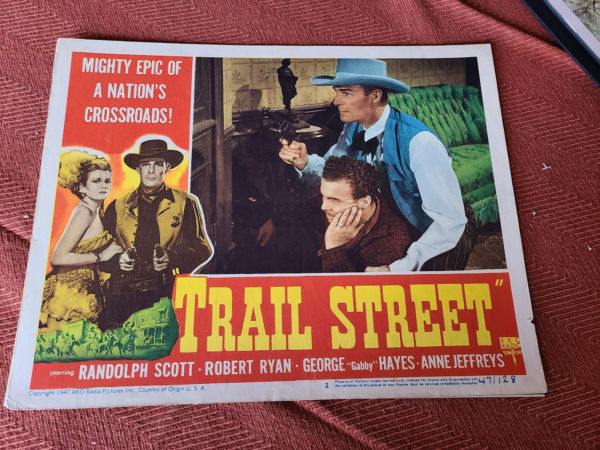 Trail Street 1947 Western Lobby Cards