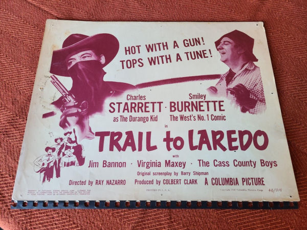 Trail To Laredo 1948 Western Lobby Cards