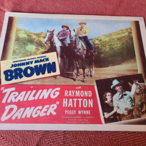 Trailing Danger 1947 Western Lobby Cards