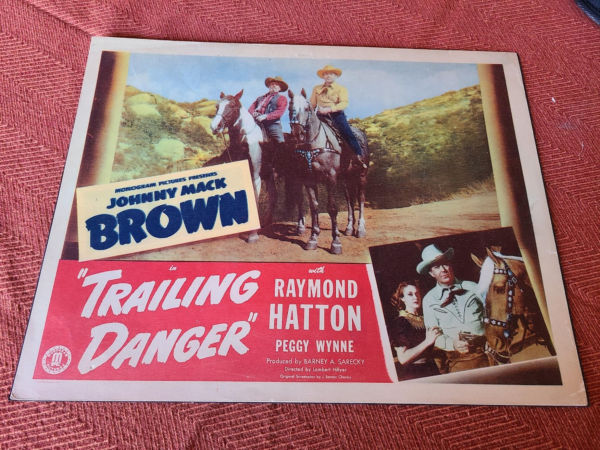 Trailing Danger 1947 Western Lobby Cards