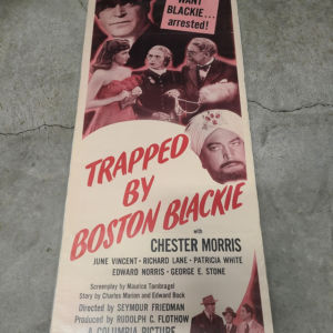Trapped By Boston Blackie 1948 Inserts