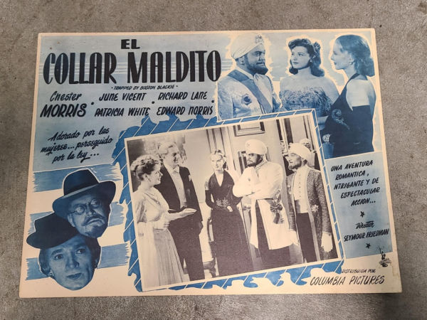 Trapped By Boston Blackie 1948 Mexican Lobby Cards