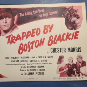 Trapped By Boston Blackie 1948 Title Cards