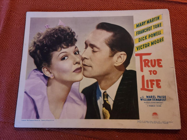 True To Life 1943 General Lobby Cards