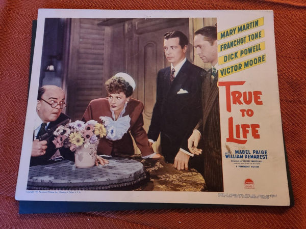 True To Life 1943 General Lobby Cards
