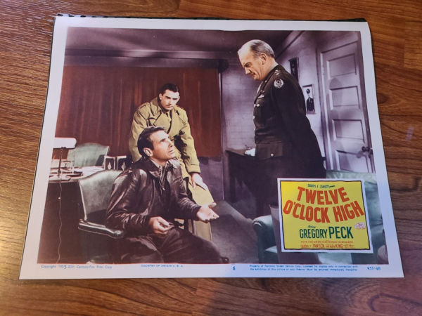 Twelve O'Clock High 1949 Military/Aviation Lobby Cards