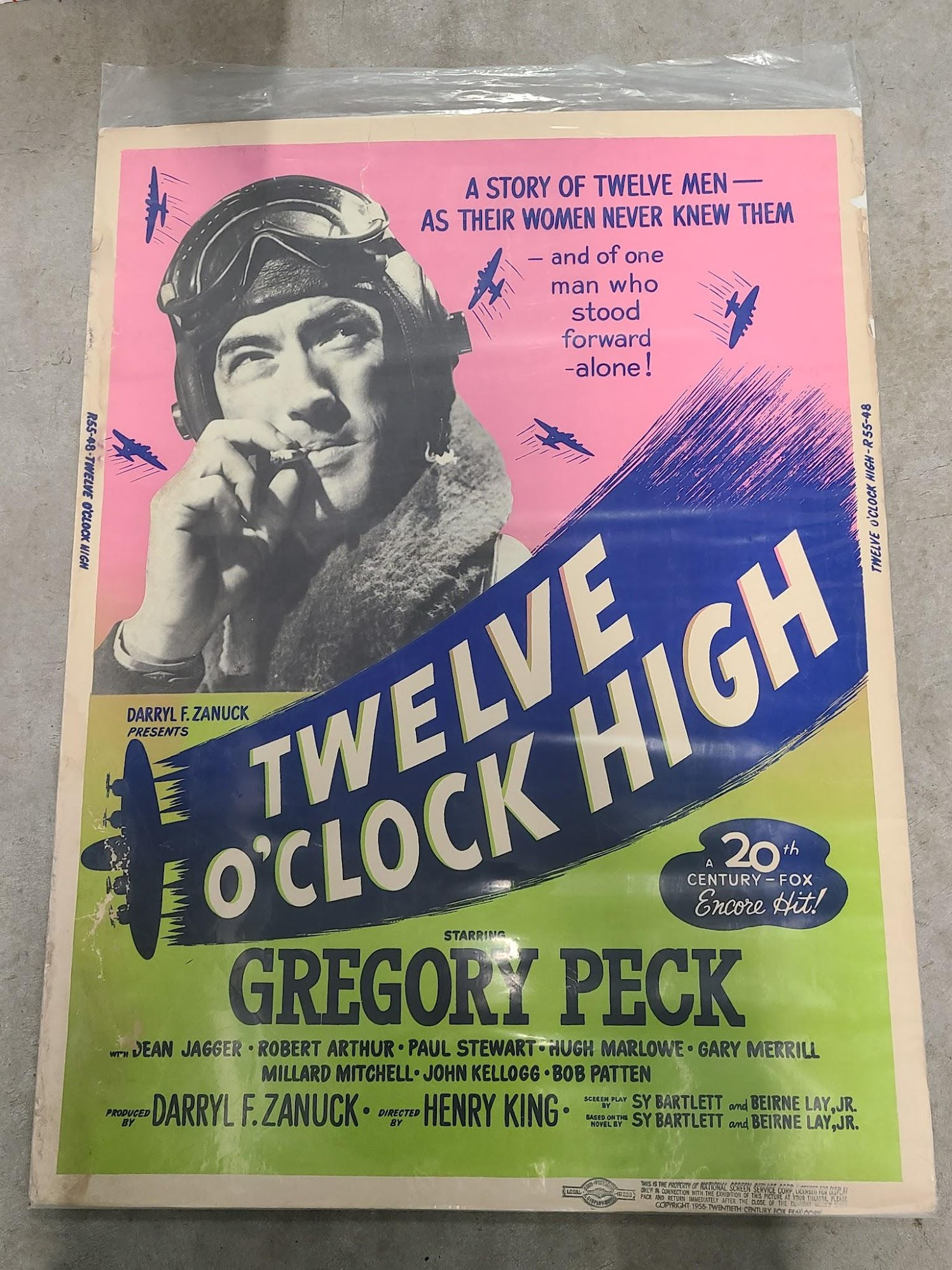 Twelve O'Clock High 1949 UK/US 30x40