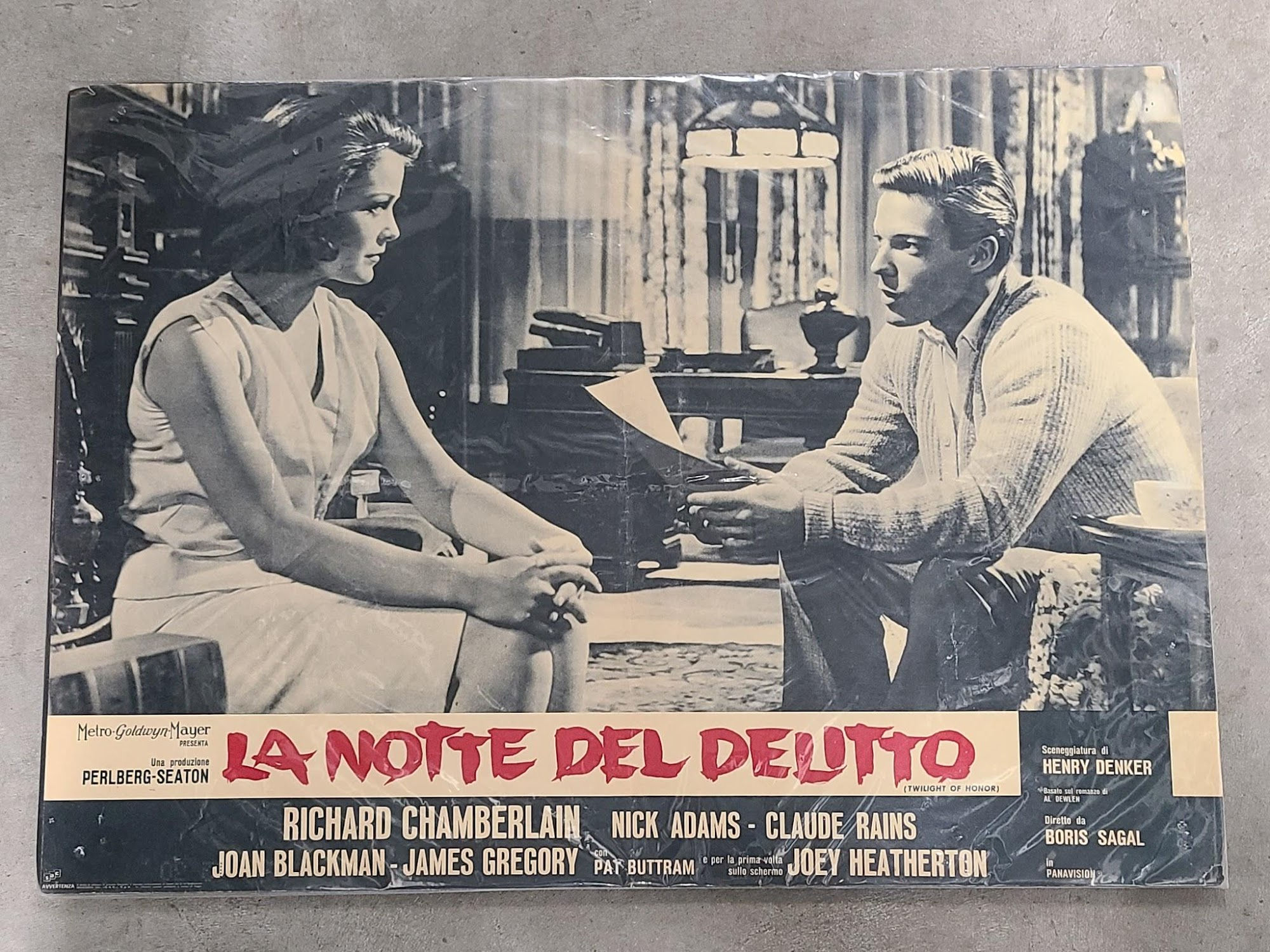 Twilight Of Honor 1963 Fotobusta