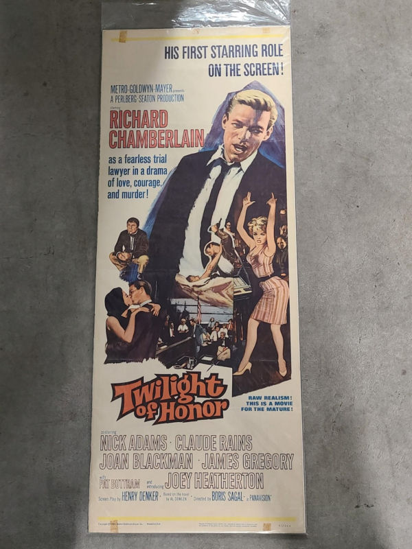 Twilight Of Honor 1963 Inserts