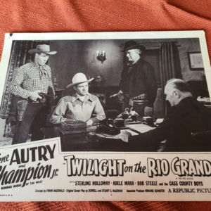 Twilight On The Rio Grande 1947 Western Lobby Cards