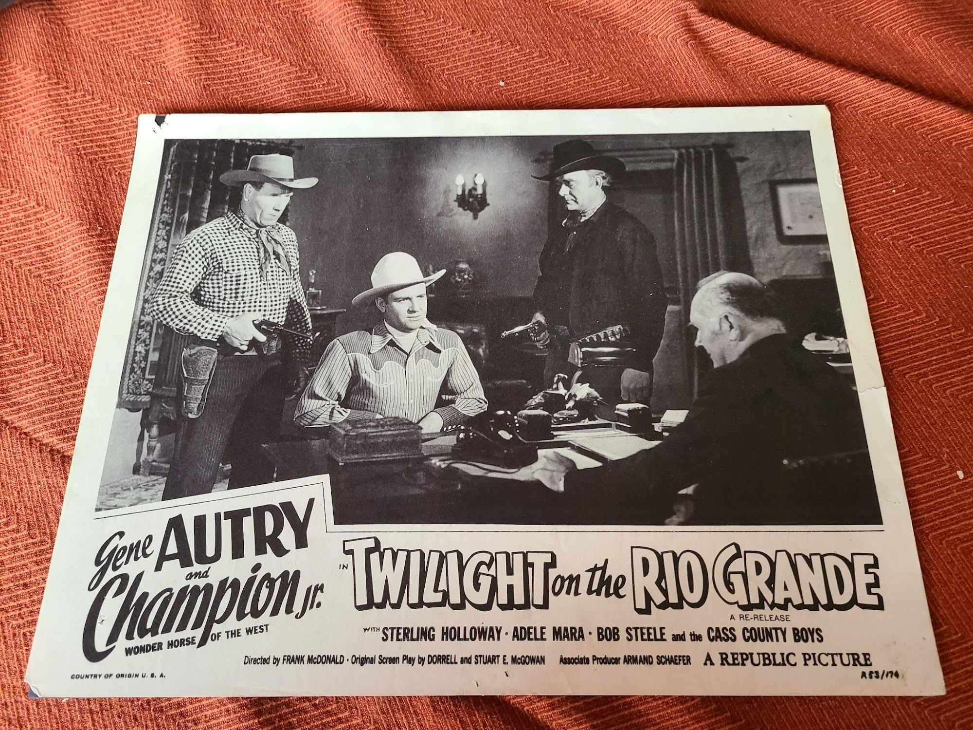 Twilight On The Rio Grande 1947 Western Lobby Cards