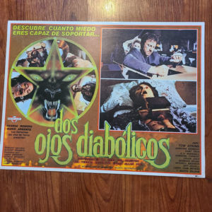 Two Evil Eyes 1990 Mexican Lobby Cards