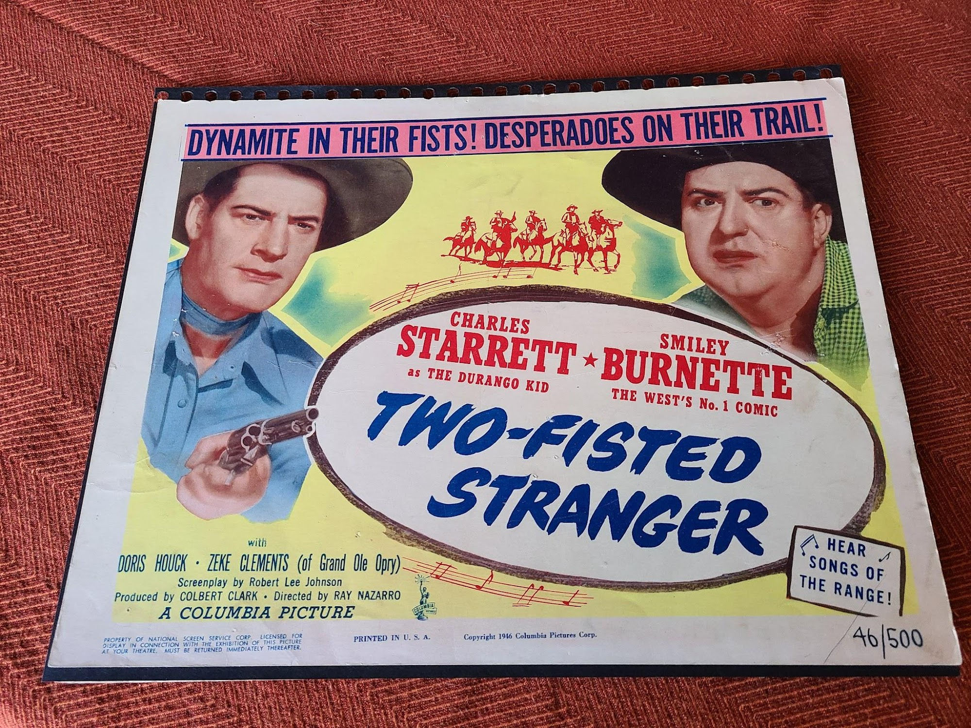 Two-Fisted Stranger 1946 Western Lobby Cards