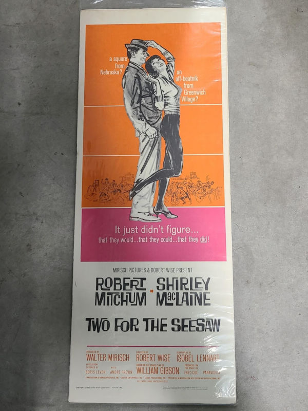 Two For The Seasaw 1962 Inserts