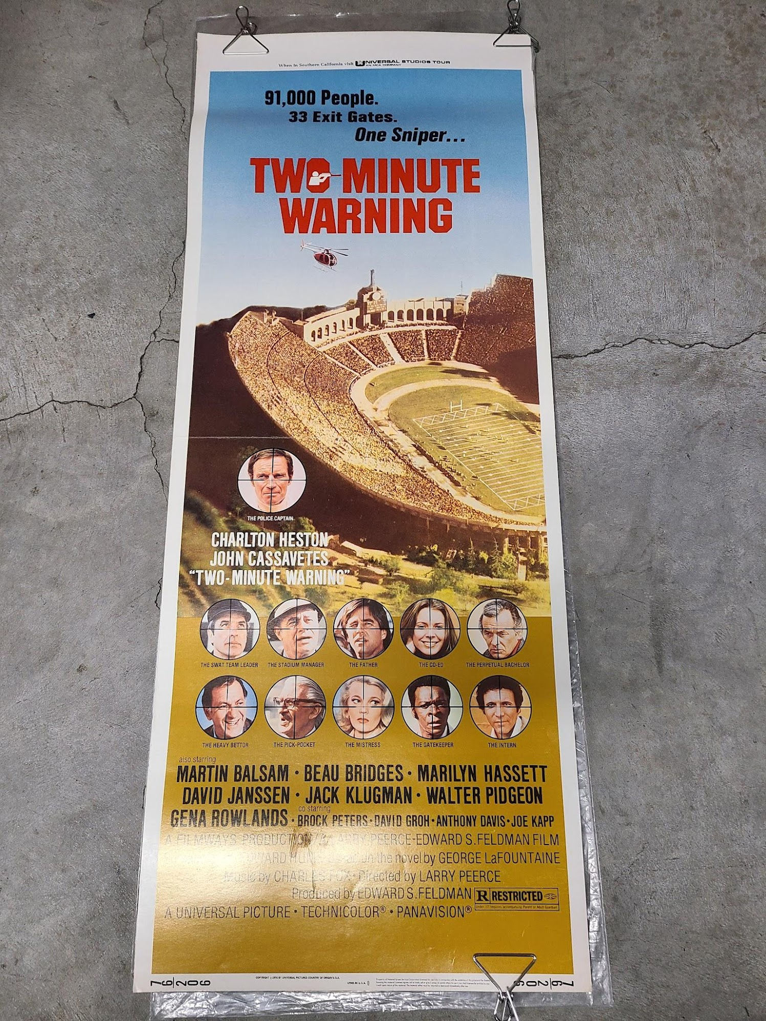 Two Minute Warning 1976 Inserts