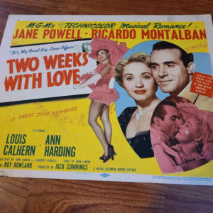 Two Weeks With Love 1950 Title Cards