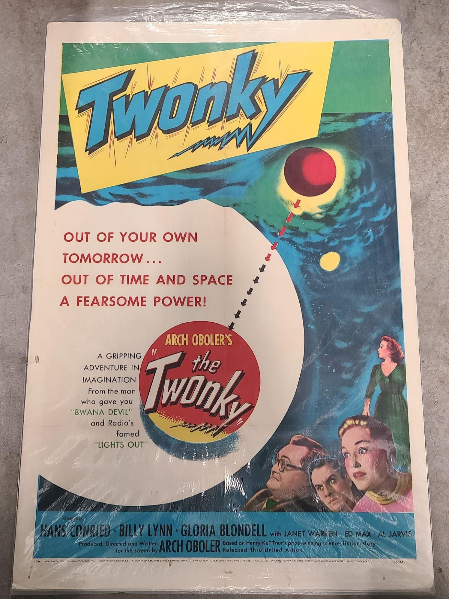 Twonky 1953 1 Sheets/US
