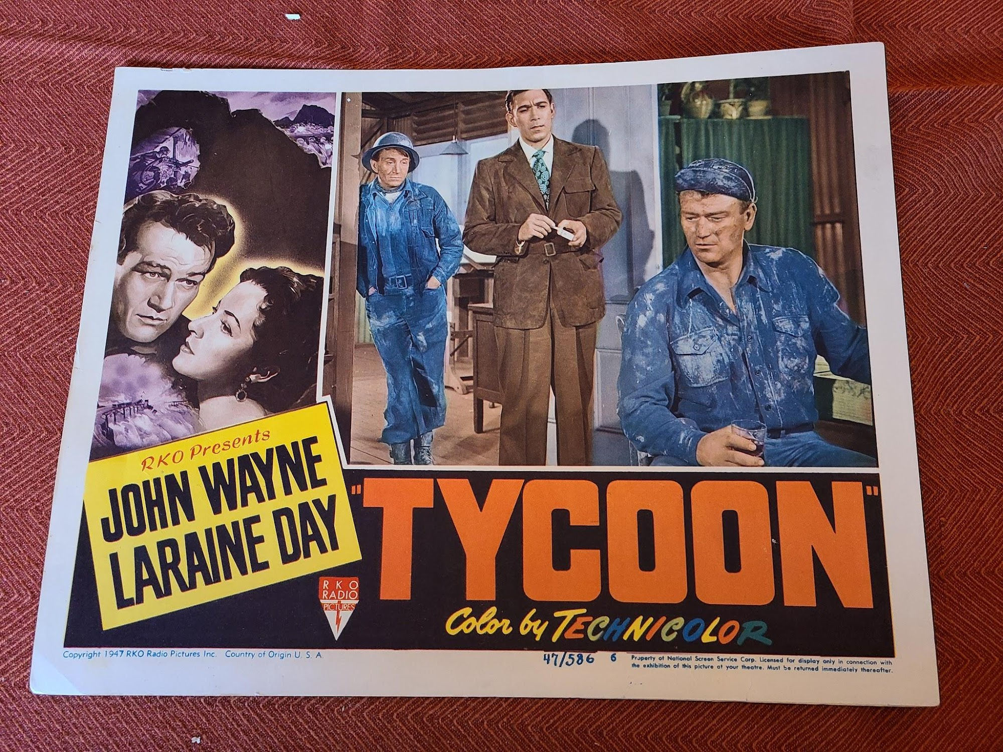 Tycoon 1947 General Lobby Cards