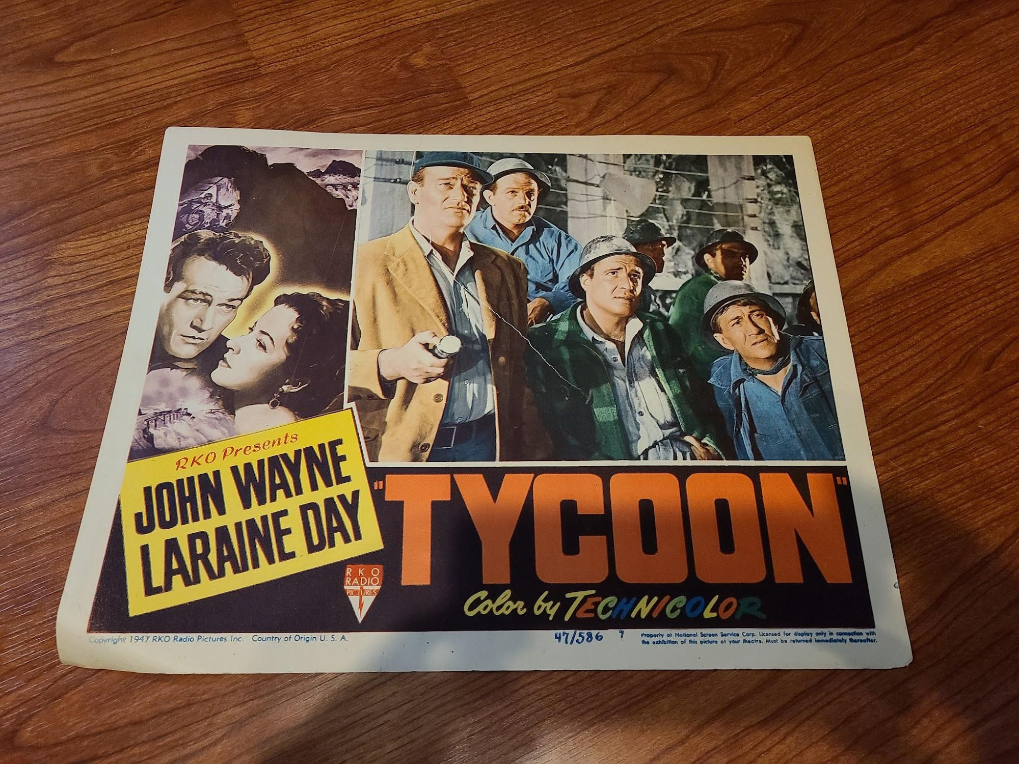 Tycoon 1947 General Lobby Cards