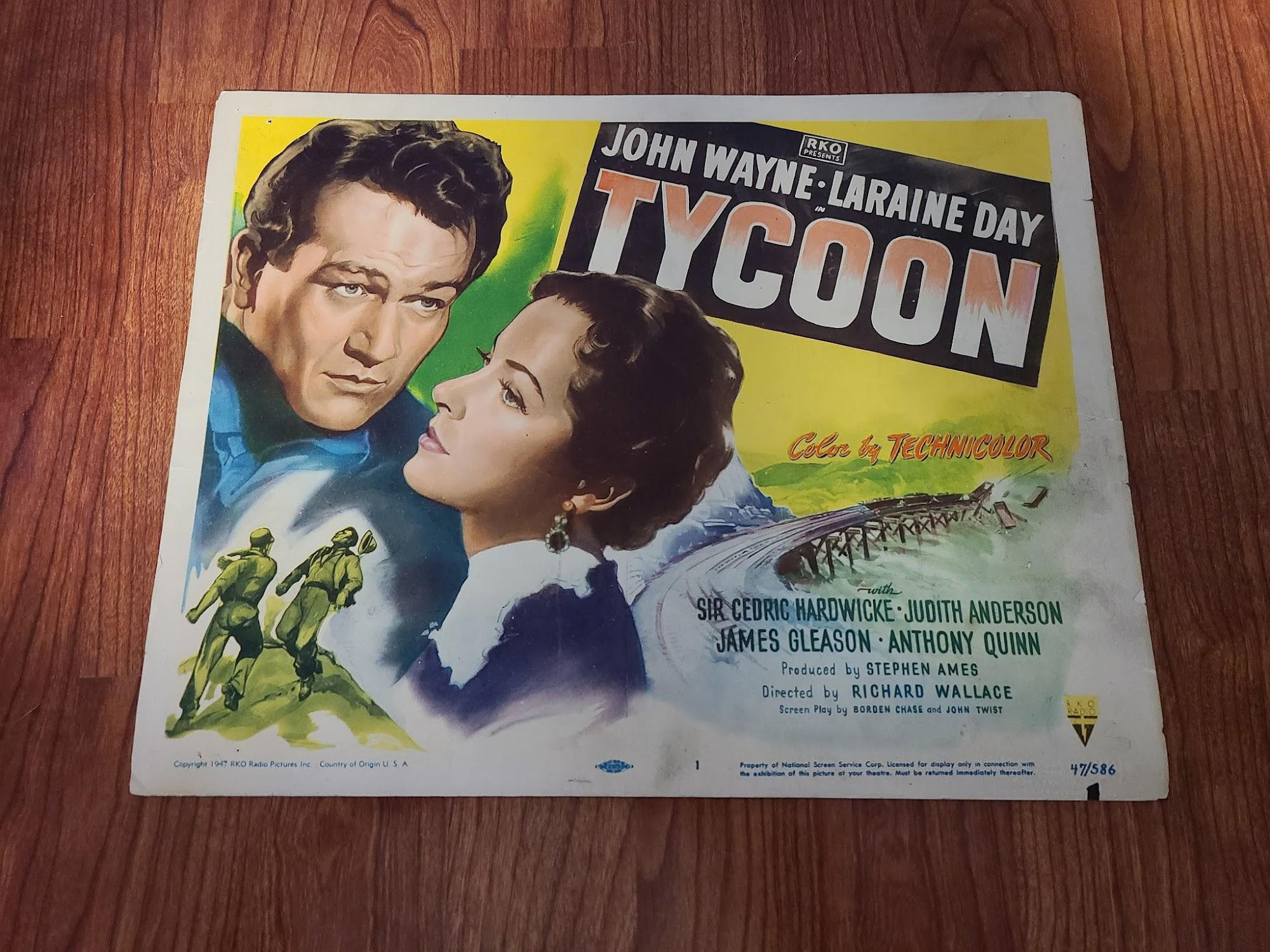 Tycoon 1947 Title Cards