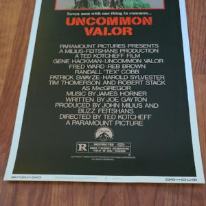 Uncommon Valor 1983 Inserts
