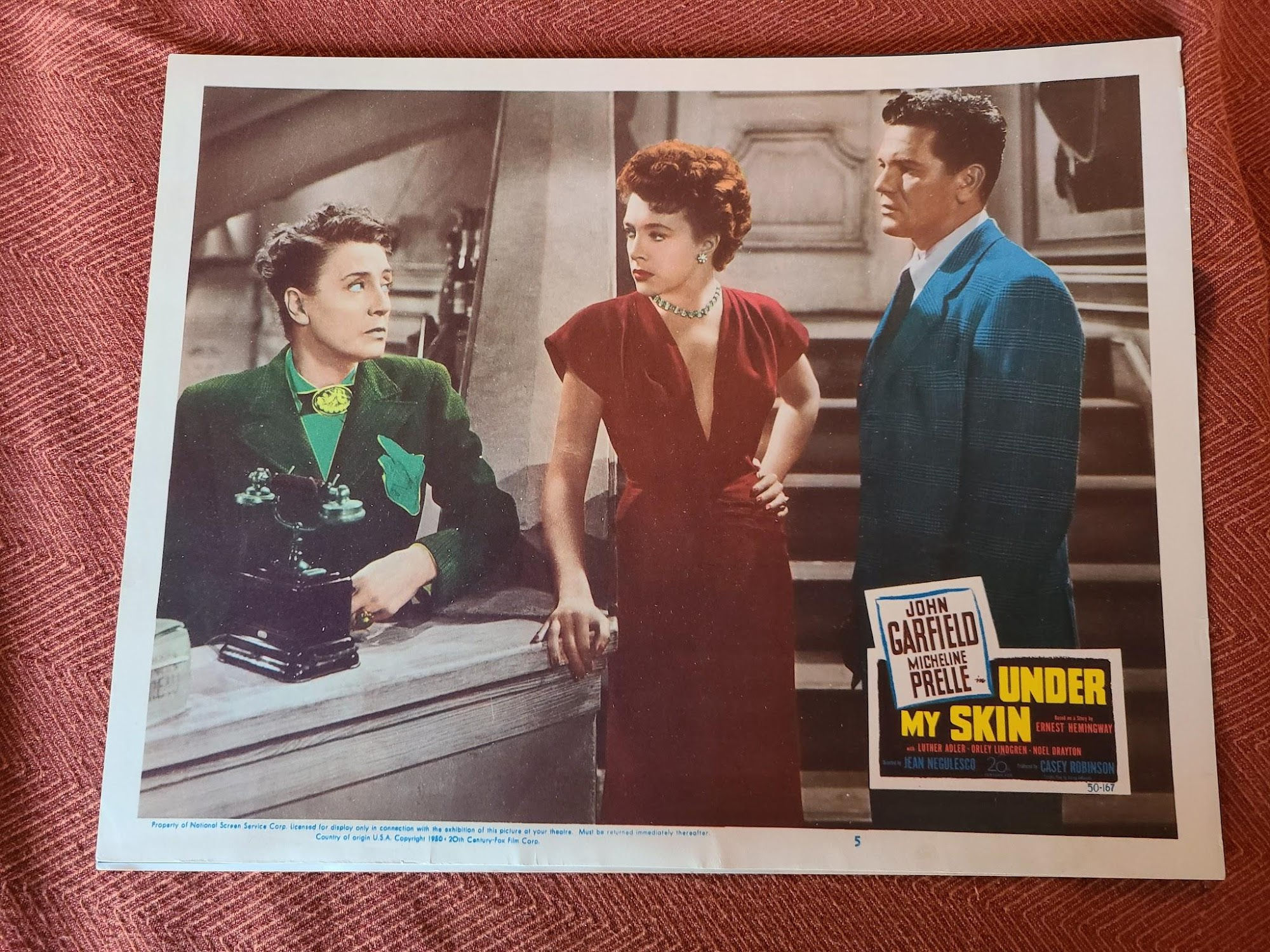 Under My Skin 1950 General Lobby Cards