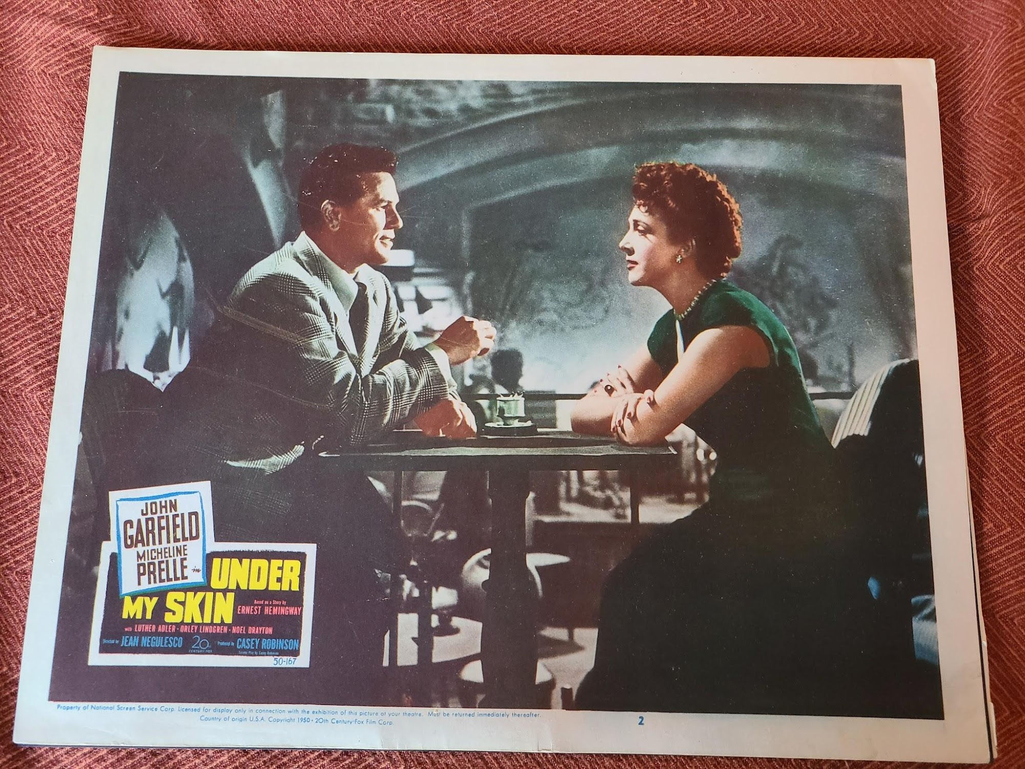 Under My Skin 1950 General Lobby Cards