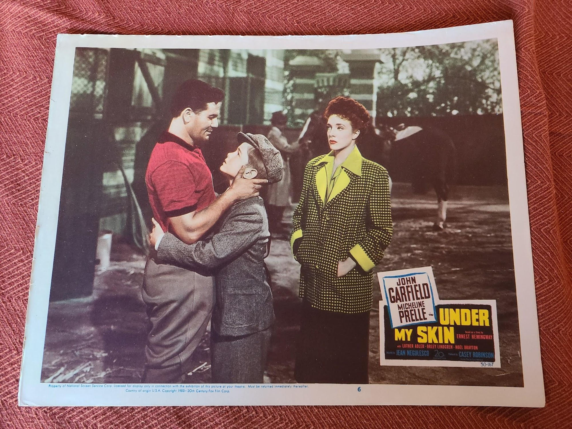 Under My Skin 1950 General Lobby Cards