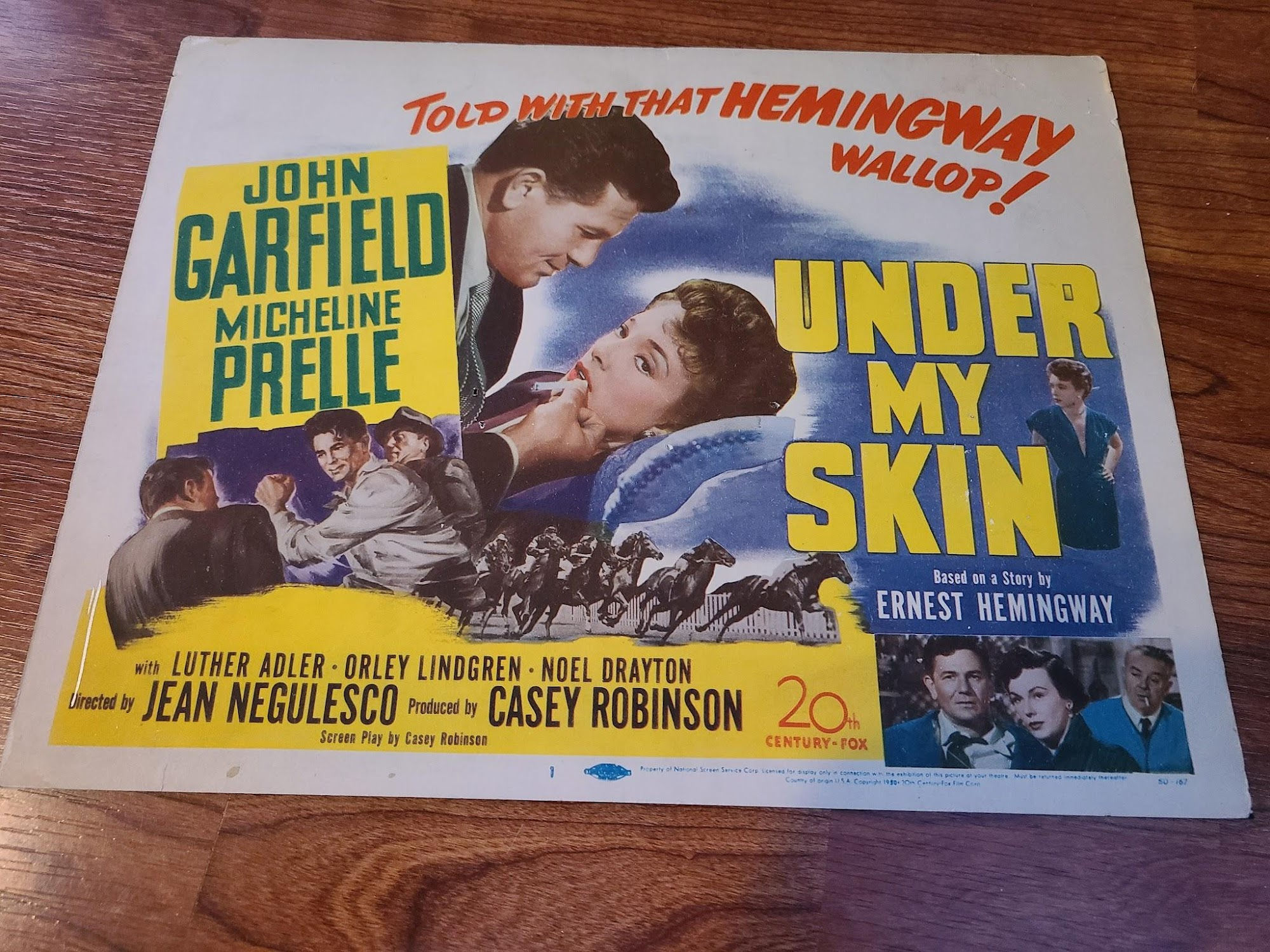 Under My Skin 1950 Title Cards