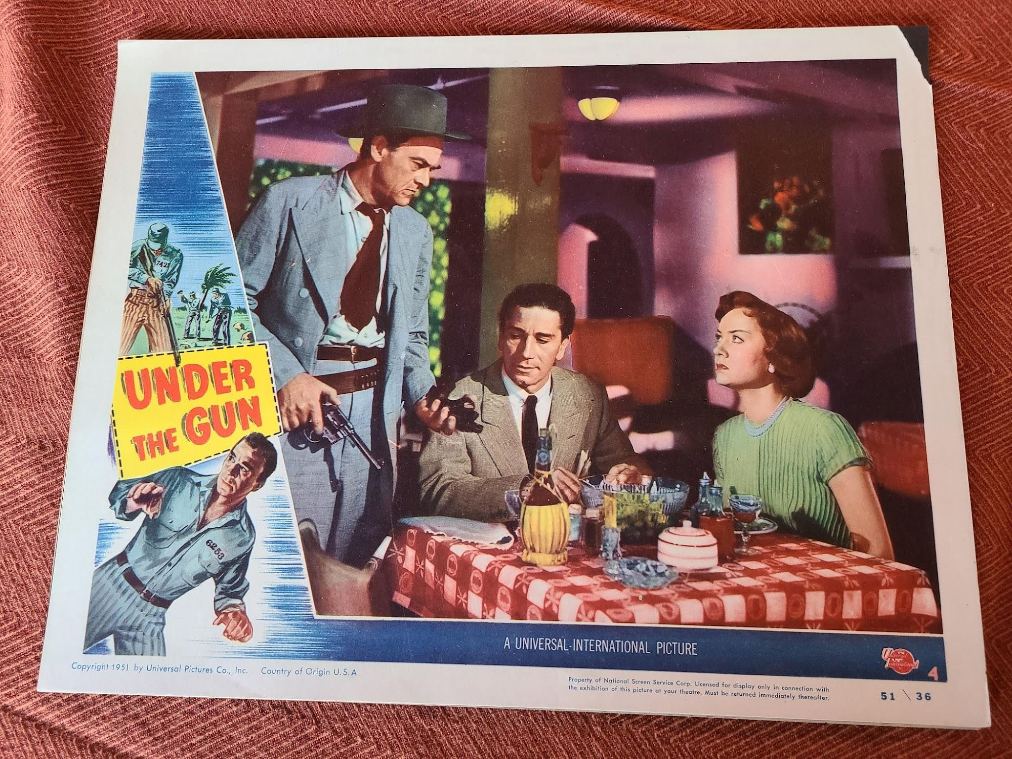 Under The Gun 1951 General Lobby Cards