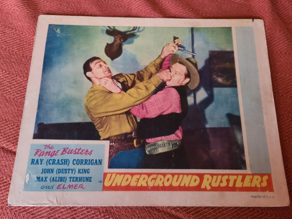 Underground Rustlers 1941 Western Lobby Cards