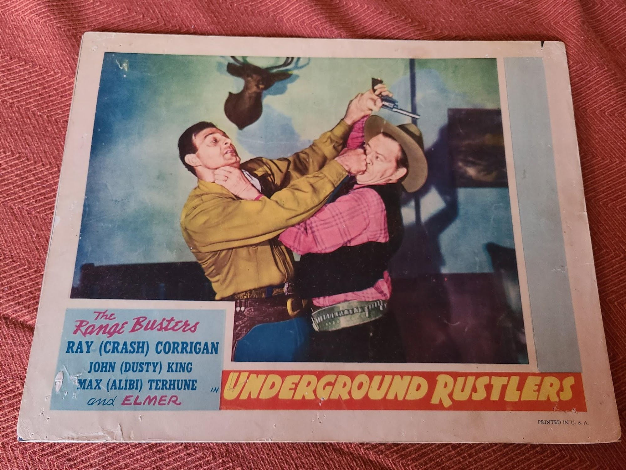Underground Rustlers 1941 Western Lobby Cards