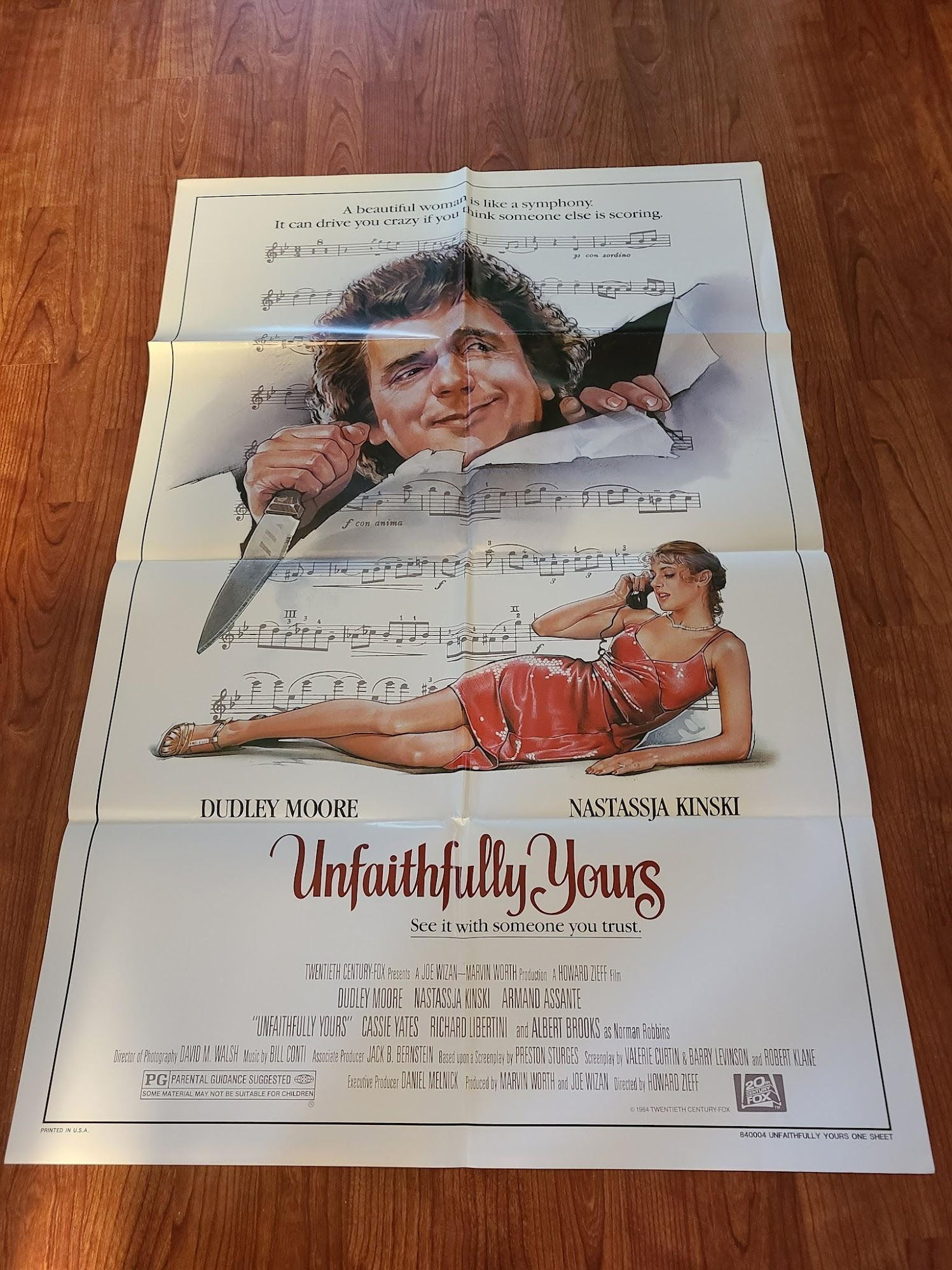 Unfaithfully Yours 1984 1 Sheets/US