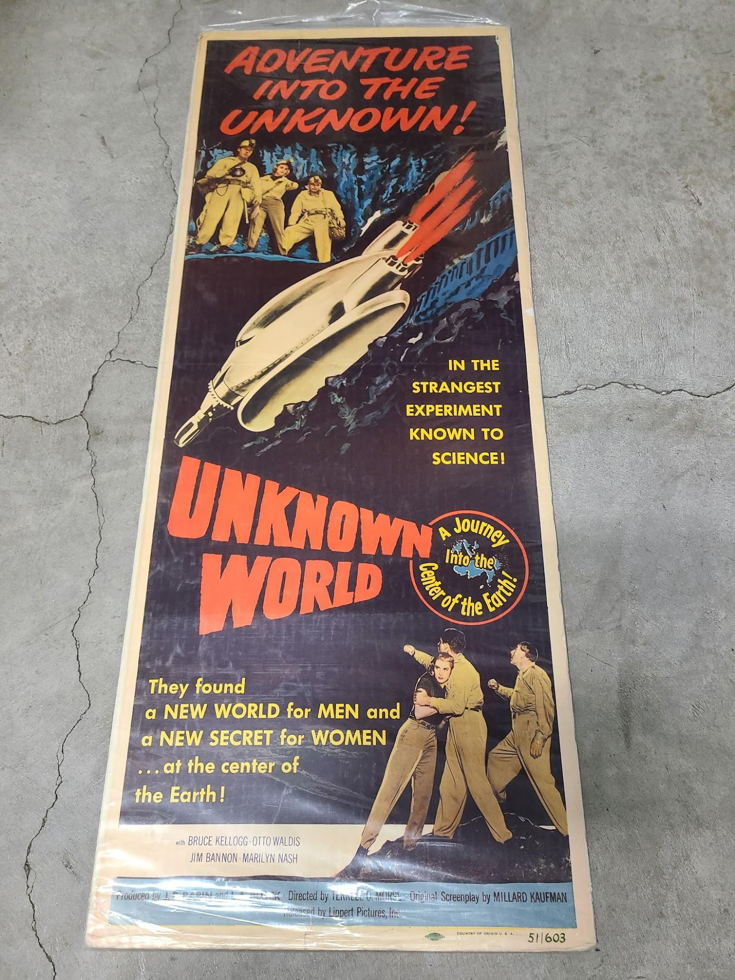 Unknown World 1951 Inserts