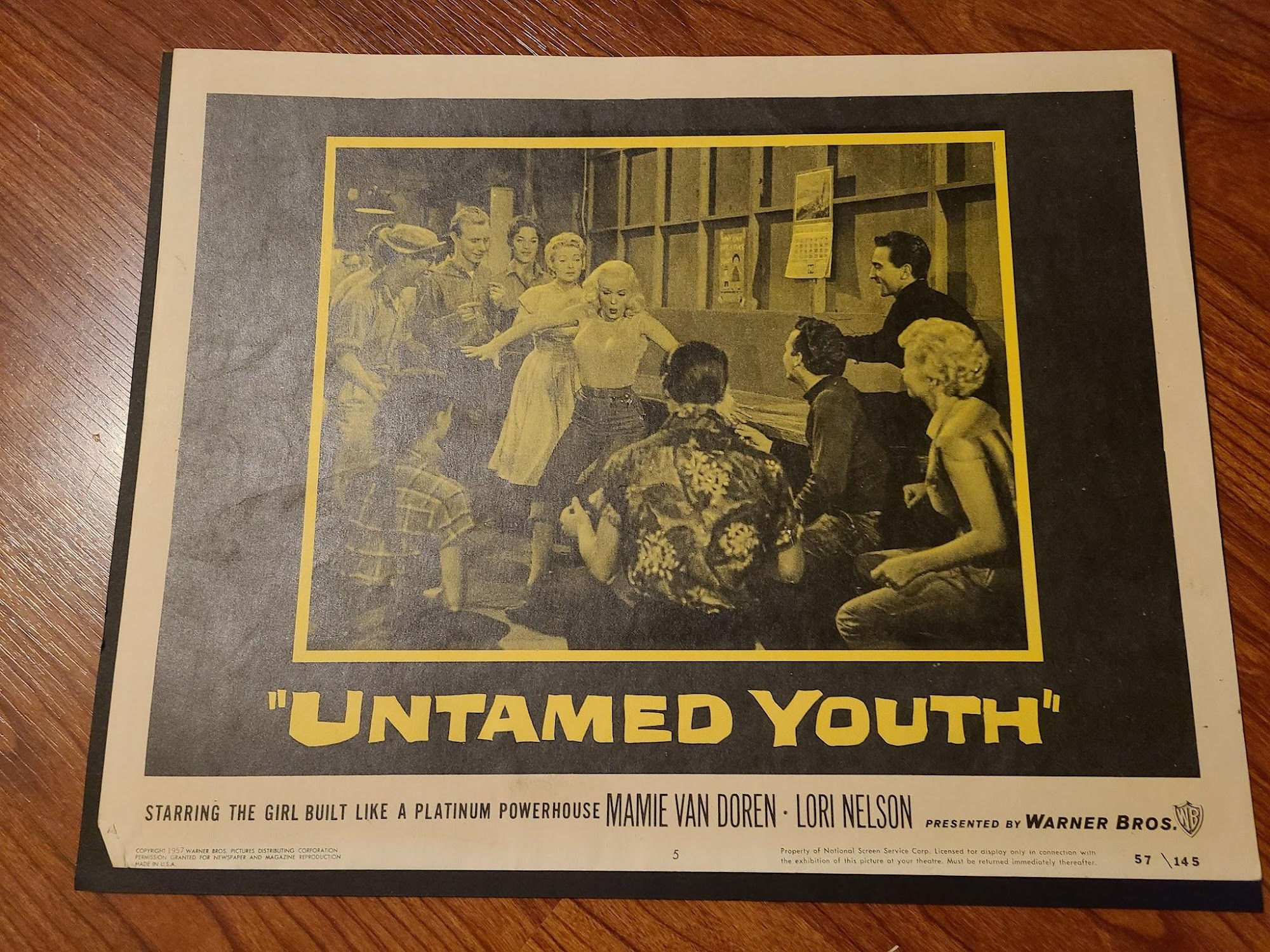 Untamed Youth 1957 General Lobby Cards