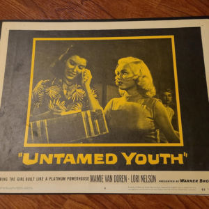 Untamed Youth 1957 General Lobby Cards