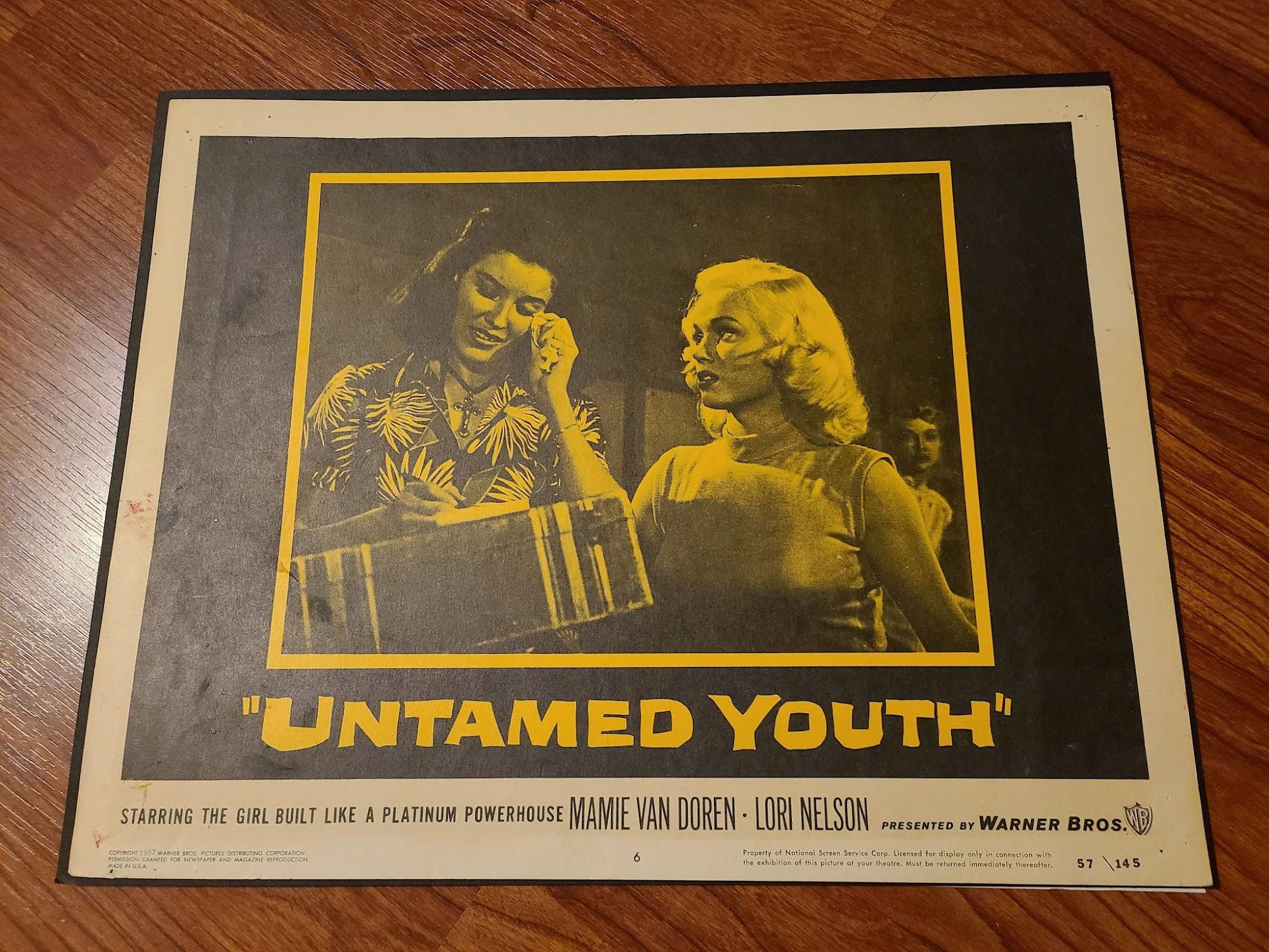 Untamed Youth 1957 General Lobby Cards