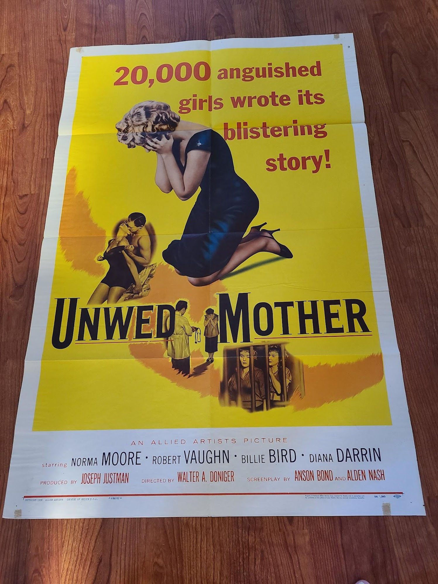 Unwed Mother 1958 1 Sheets/US