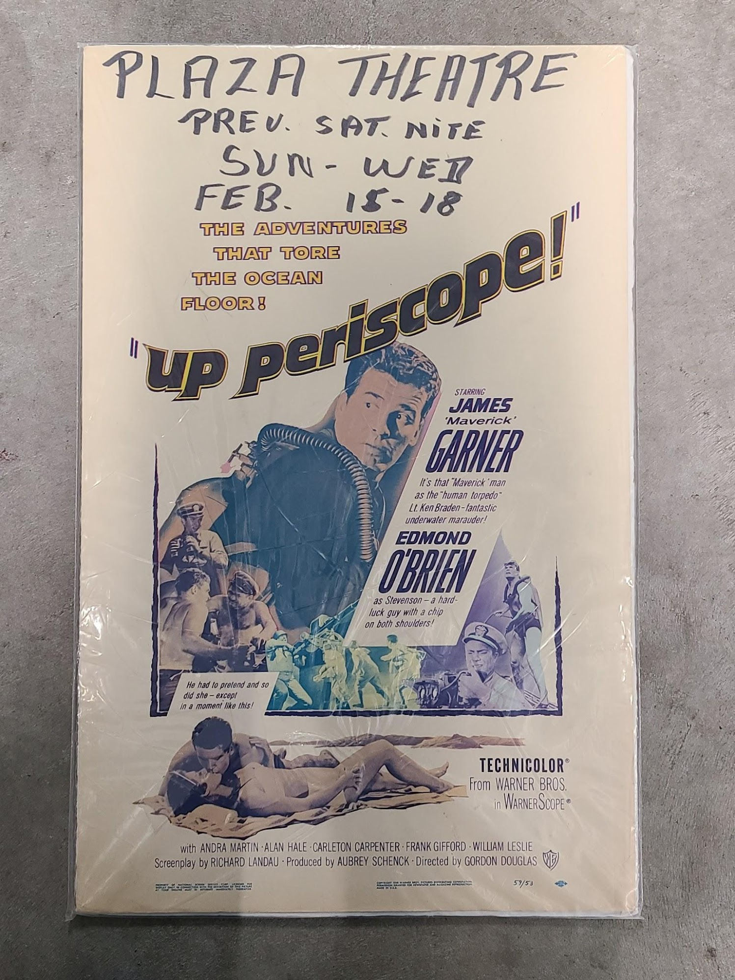 Up Periscope 1959 Window Cards