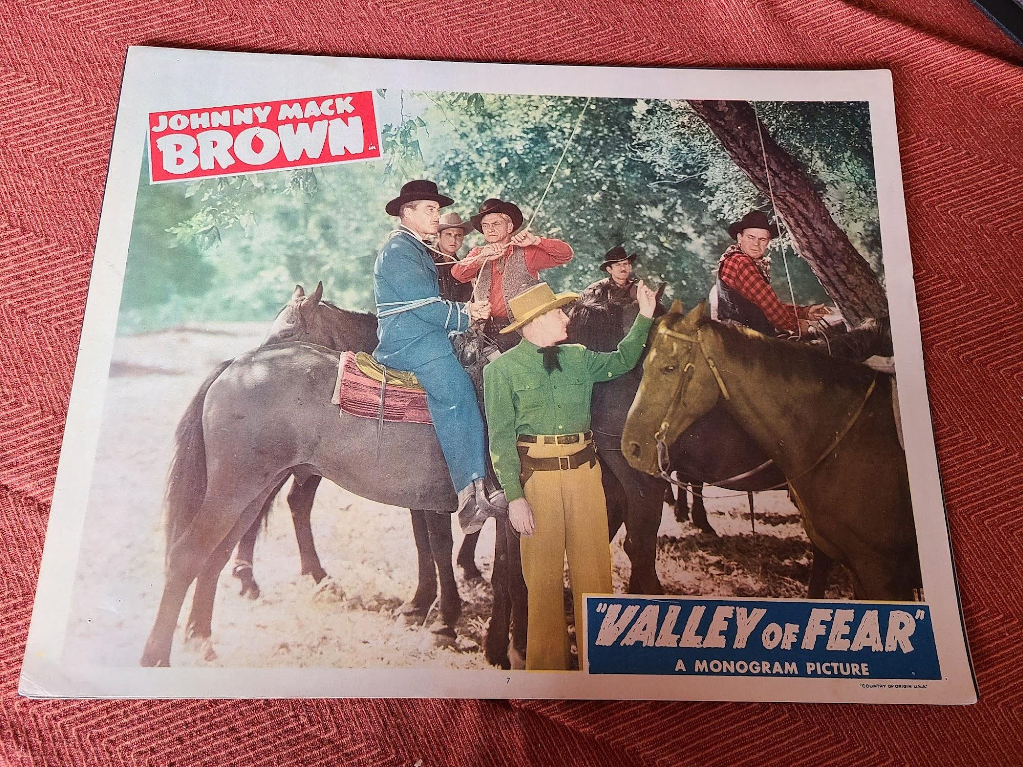 Valley of Fear 1947 Western Lobby Cards