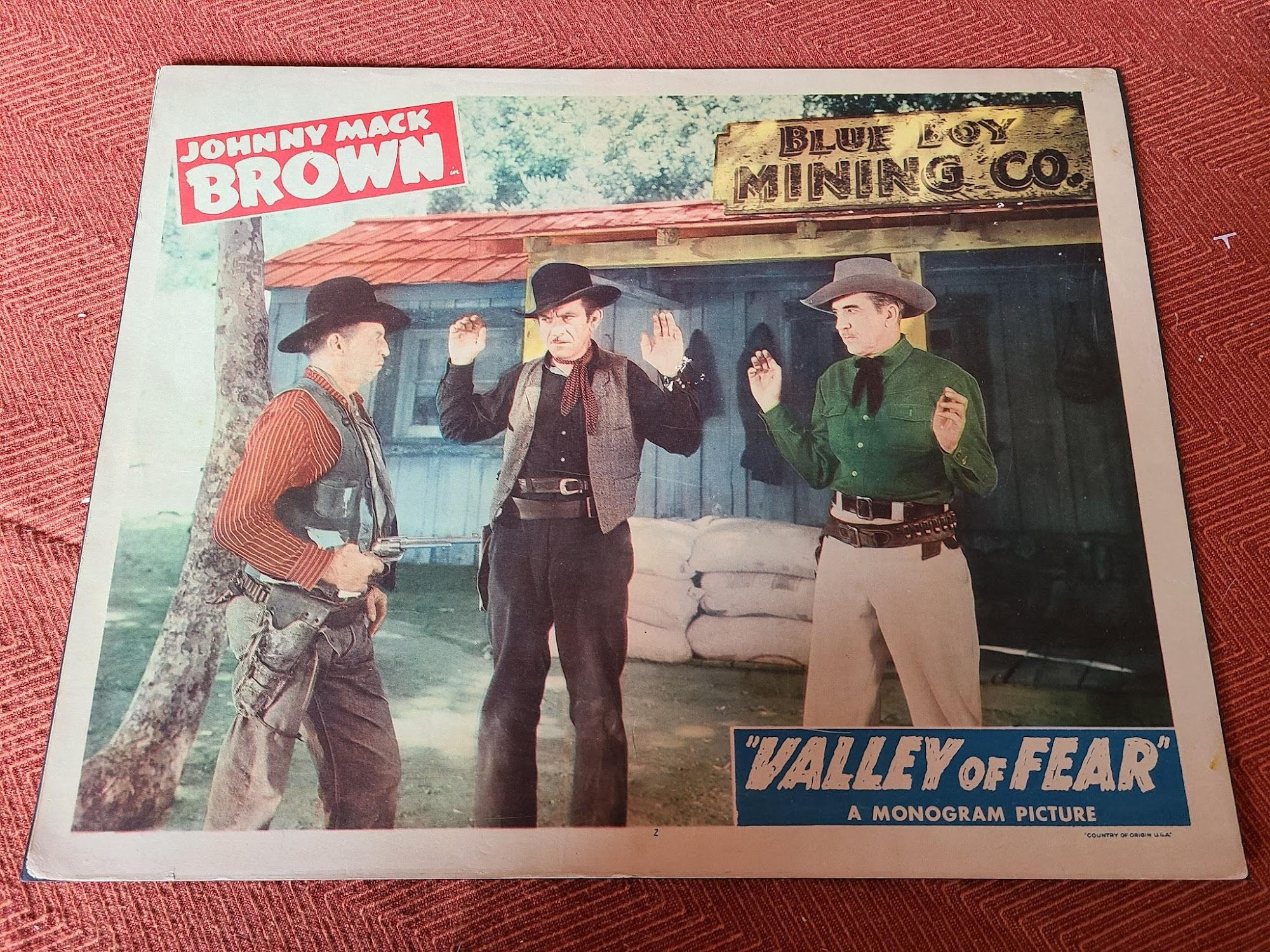 Valley of Fear 1947 Western Lobby Cards