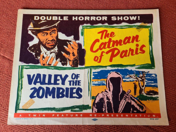 Valley Of The Zombies/ Catman Of Paris 1946 Scifi/Horror